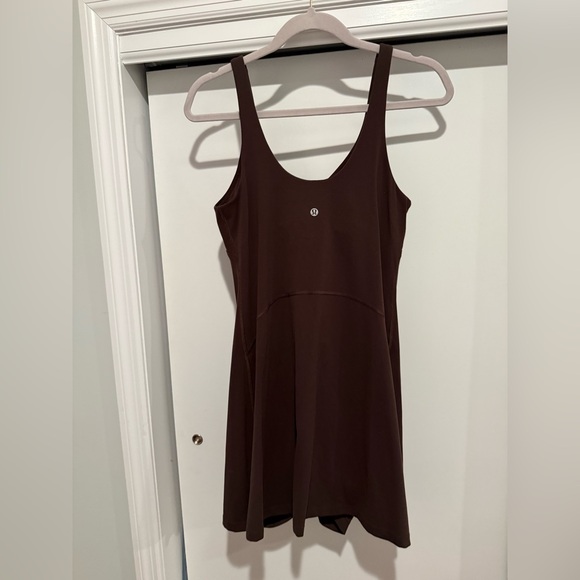 Lululemon Align Dress Espresso Like New Condition Size 10 Nulu Athletic Dress - Picture 5 of 6